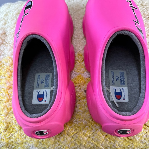 Clogs Champion Pink Clogs Slip On Shoes Womens Sz 10 Comfort Garden Work Casual - Picture 4 of 16